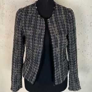 #513 DREW Tweed Cropped Jacket